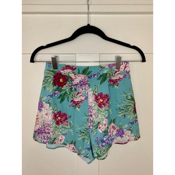 Show Me Your Mumu Martine Shorts in Multicolor Size XS Floral Print Textured - Picture 1 of 4